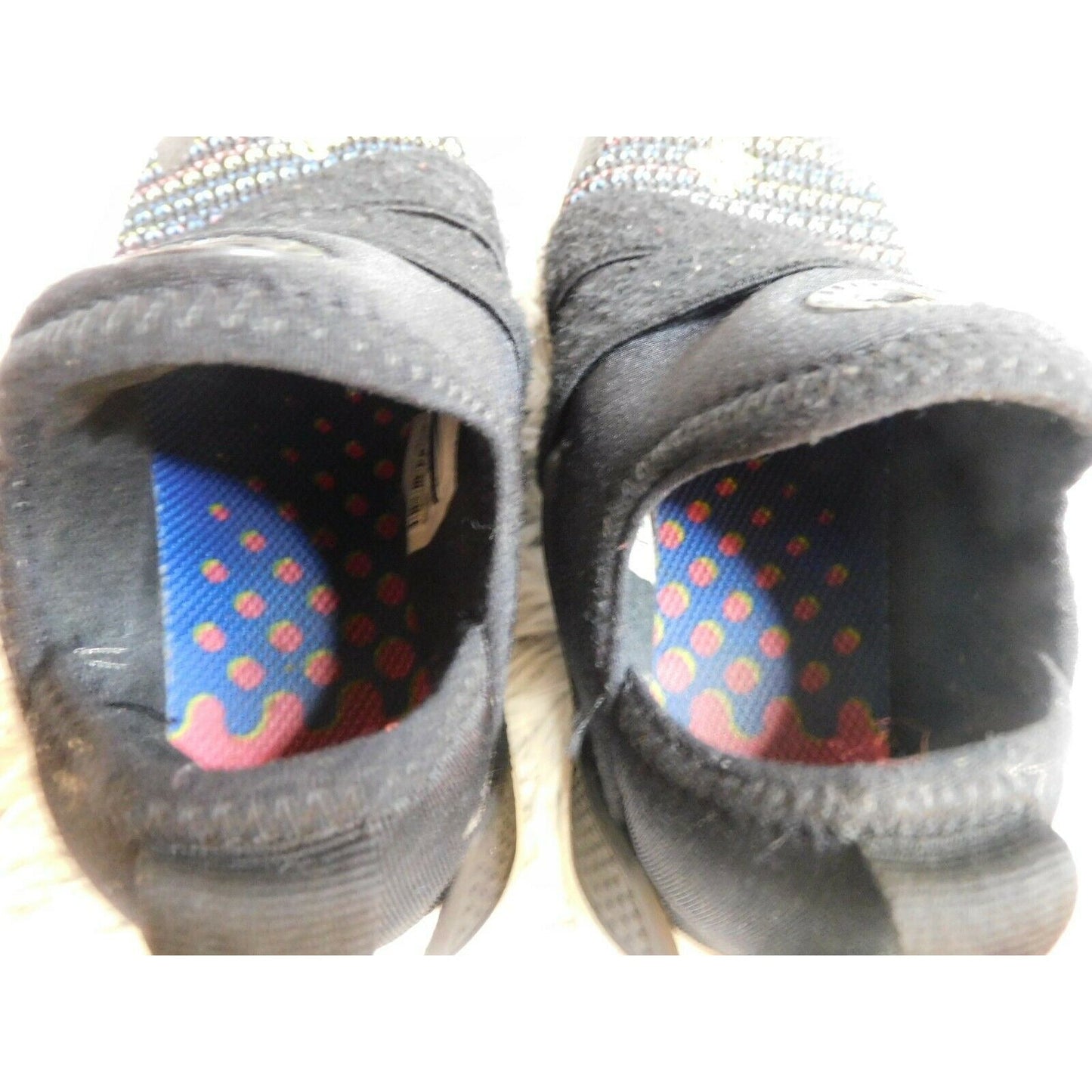 Toddler's NIKE Huarache Extreme SE Black/Rainbow Sneakers - Variety Sales Etc.