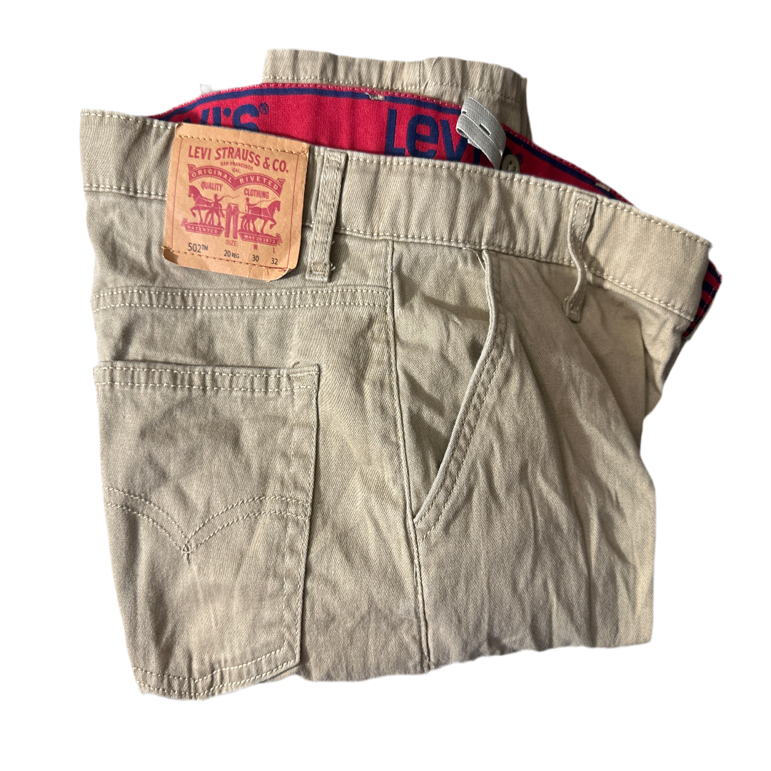 Levi Strauss & CO 502™️ Boys Khaki Size 20 REG- Pre-Owned