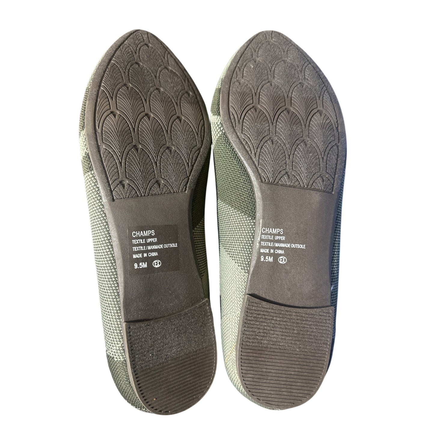 Jellypop Champs Flats Women's Shoes Camo Green Knitted  Size 9.5M