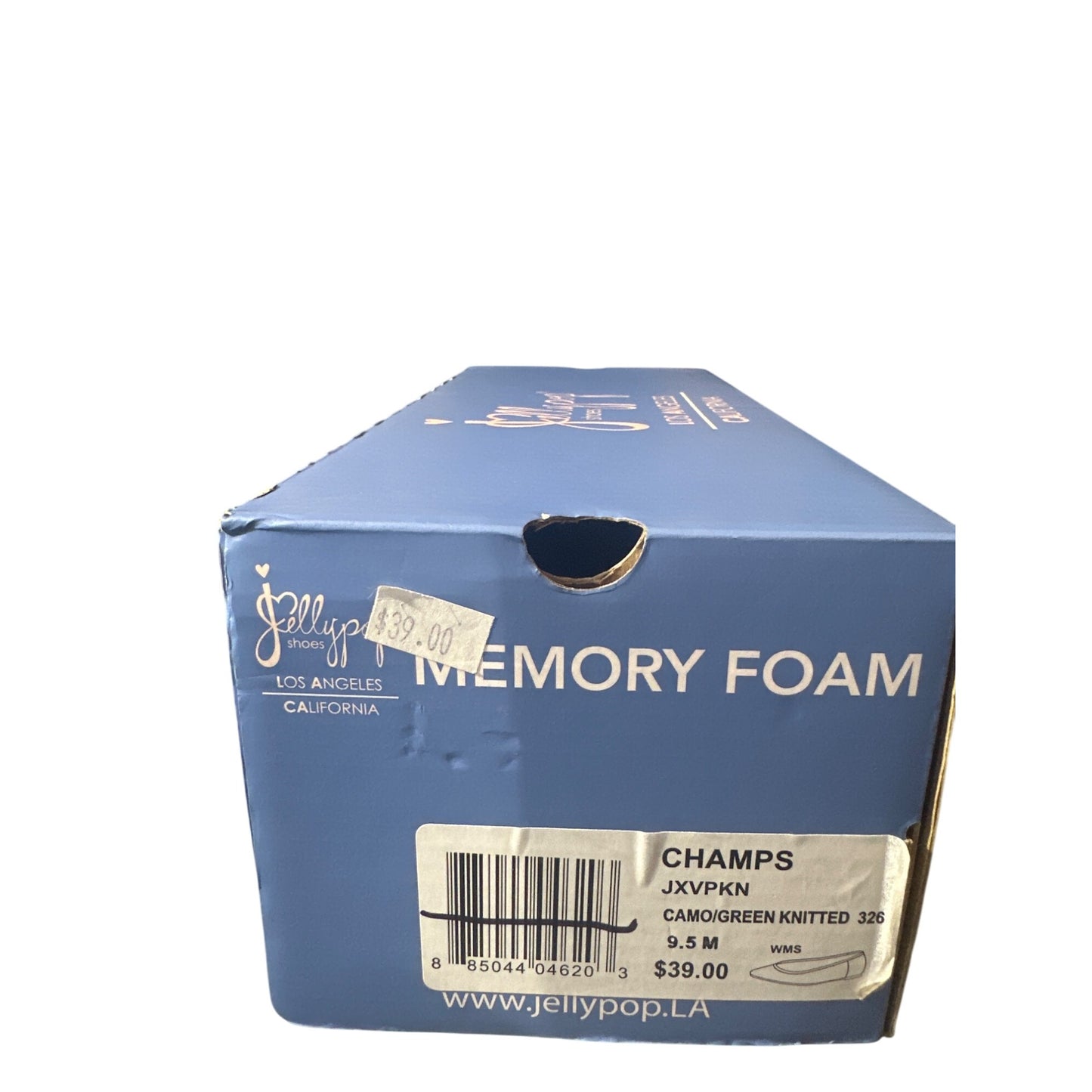 Jellypop Champs Flats Women's Shoes Camo Green Knitted  Size 9.5M