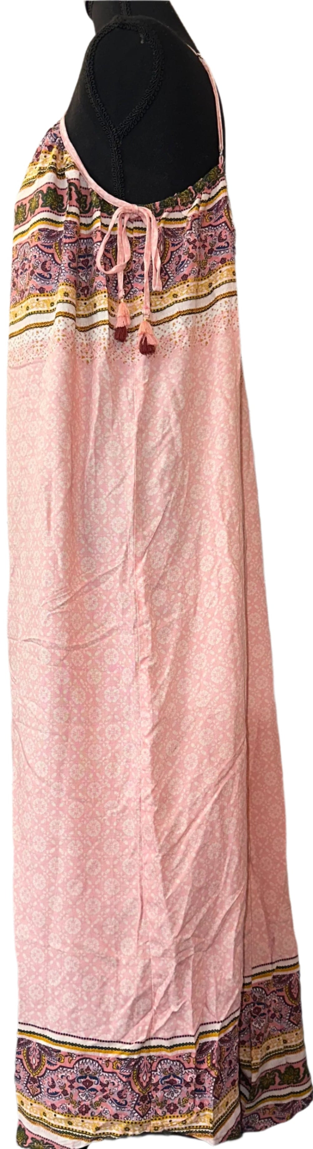 Eyeshadow Junior's Spaghetti Strap Button Sack Jumpsuit Size XL NWT