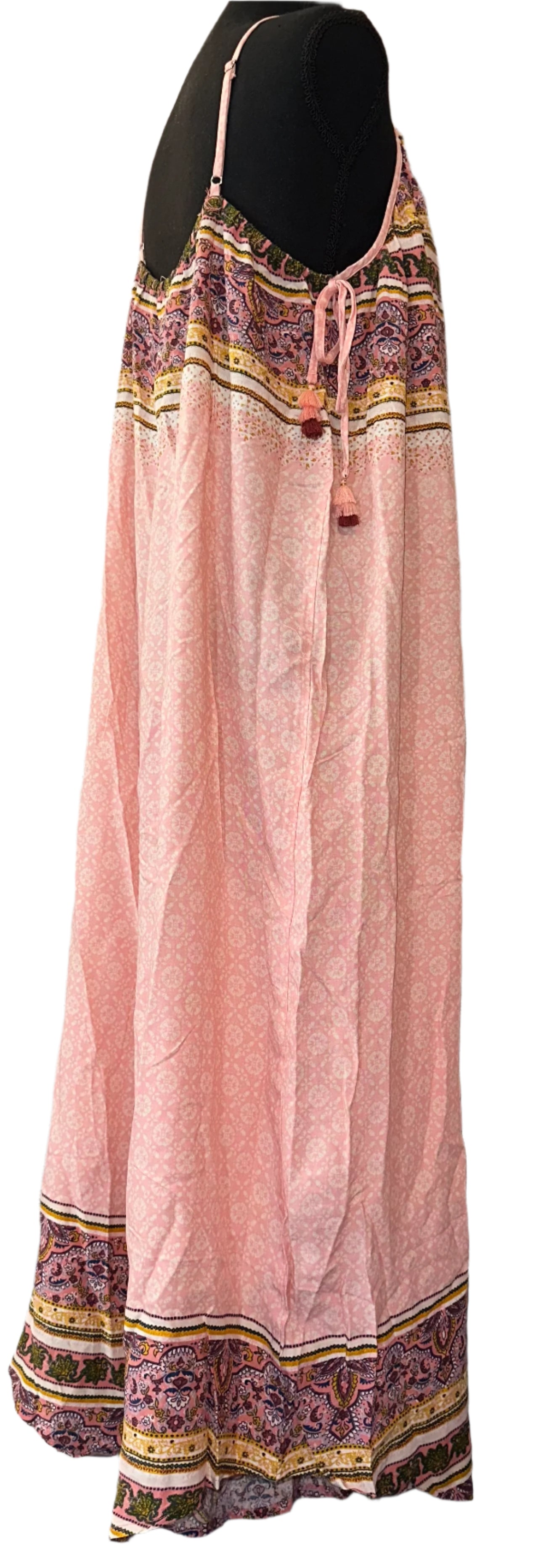 Eyeshadow Junior's Spaghetti Strap Button Sack Jumpsuit Size XL NWT