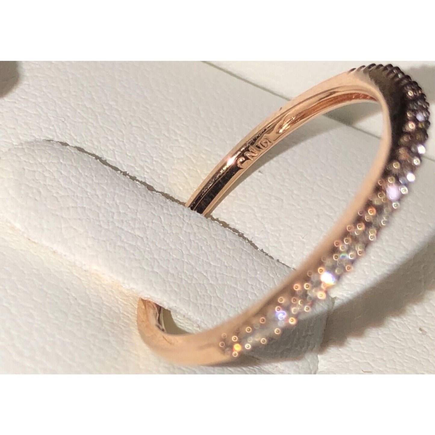 Diamore Women's 14K 1/7 CT TW Diamond Wedding Band - Rose Gold - Size: 9 "New"