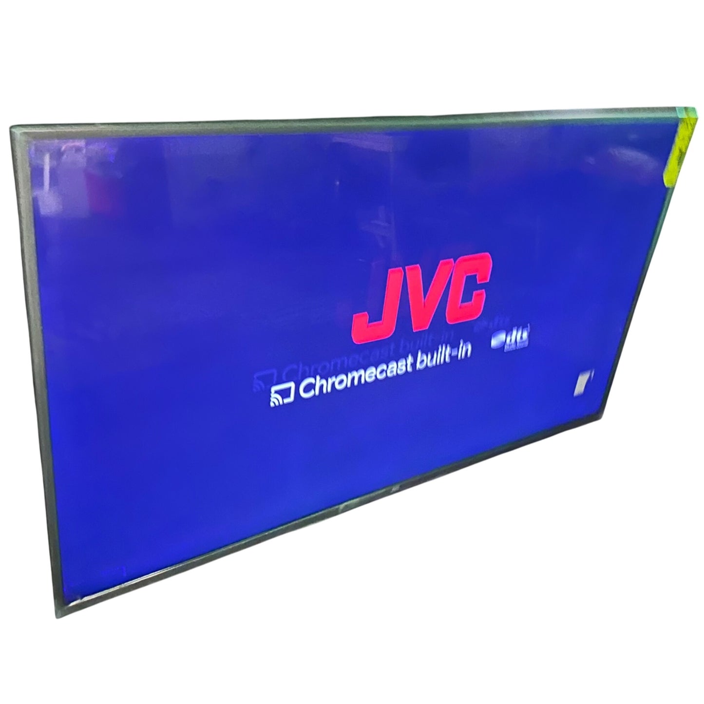 JVC 55" Class 4K Ultra HD Smart LED TV with Built-in Chromecast w/Wall Mount+ TV Stand Bundle