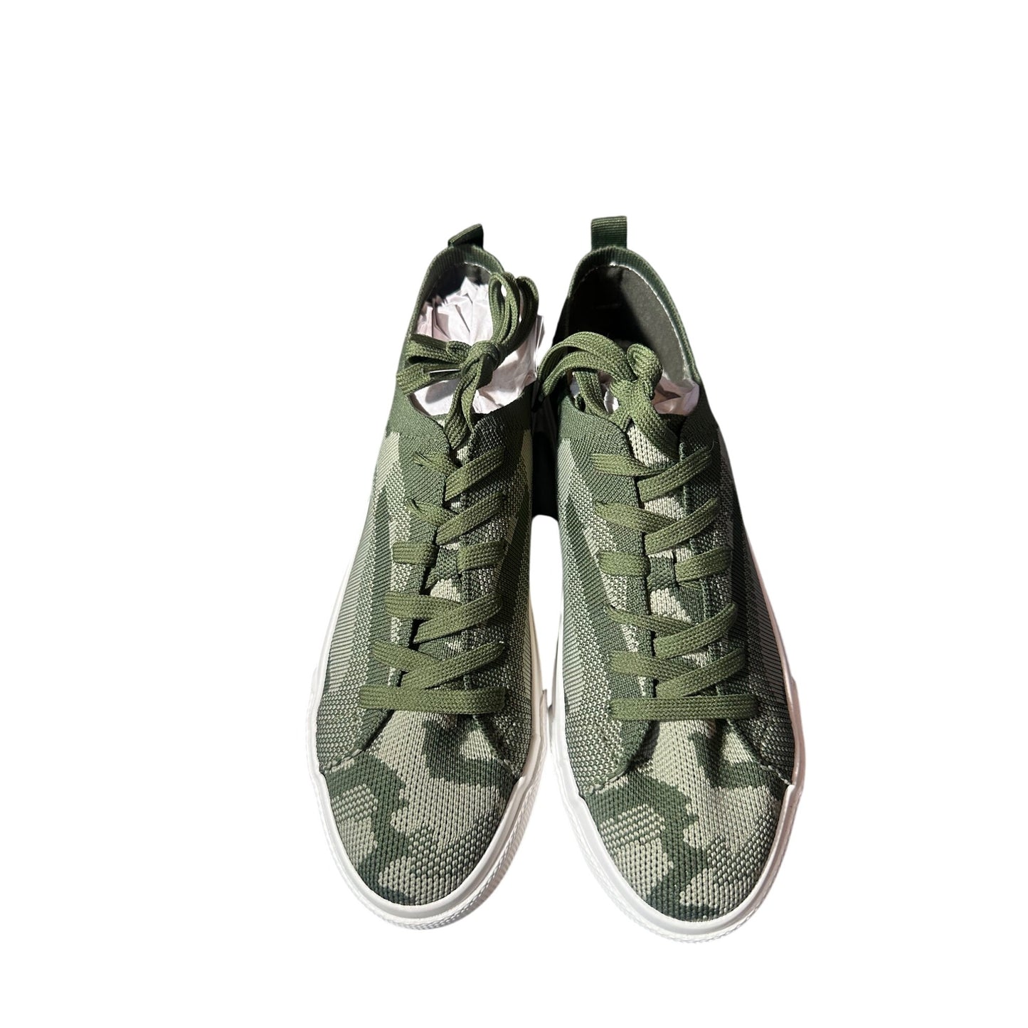 Jellypop Shoes CERRITOS Women's Camo Green Knitted  Size 7.5M