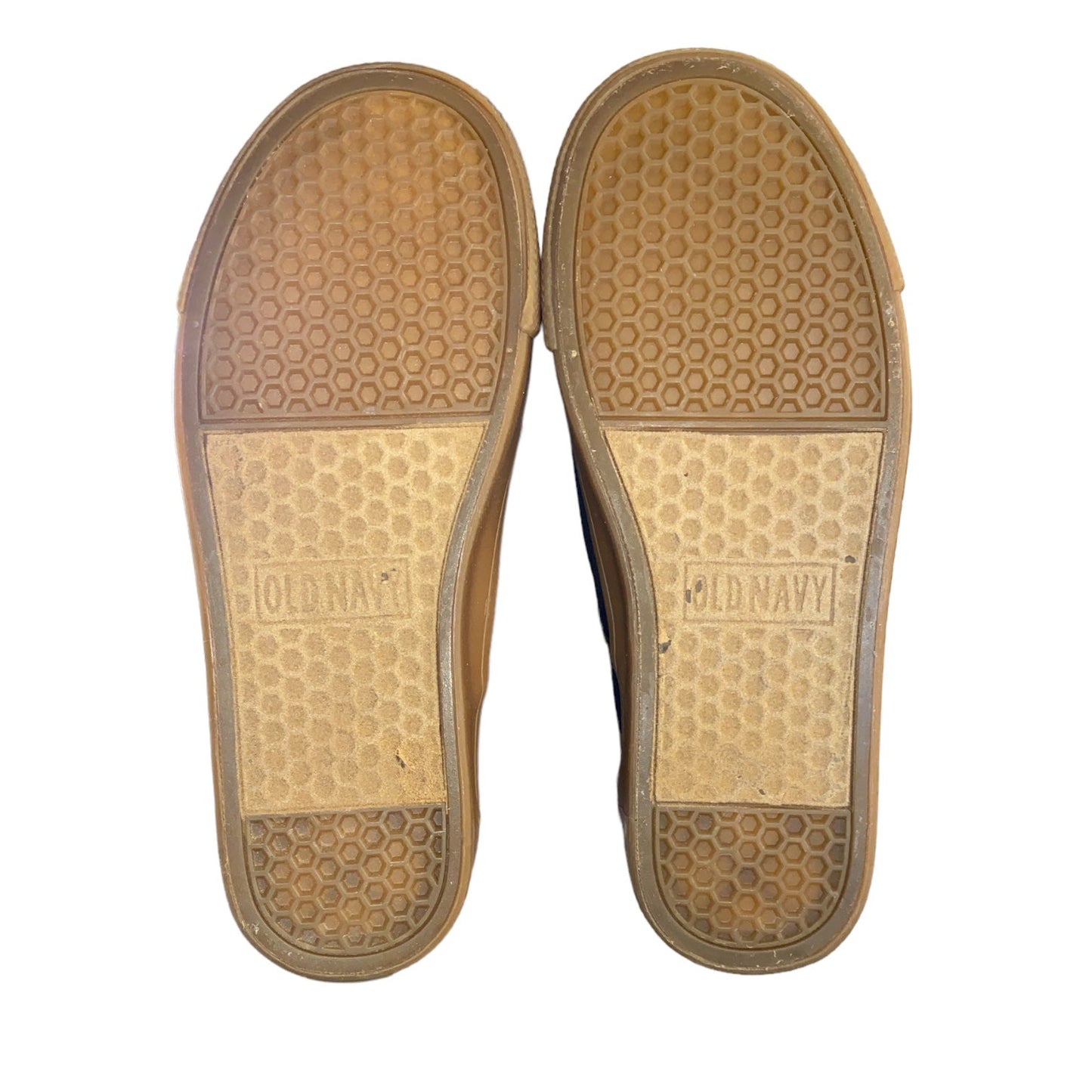 Old Navy Boy’s Black/Tan with Green Camo Lining Slip On Canvas Sneaker Size 6 "NWT"