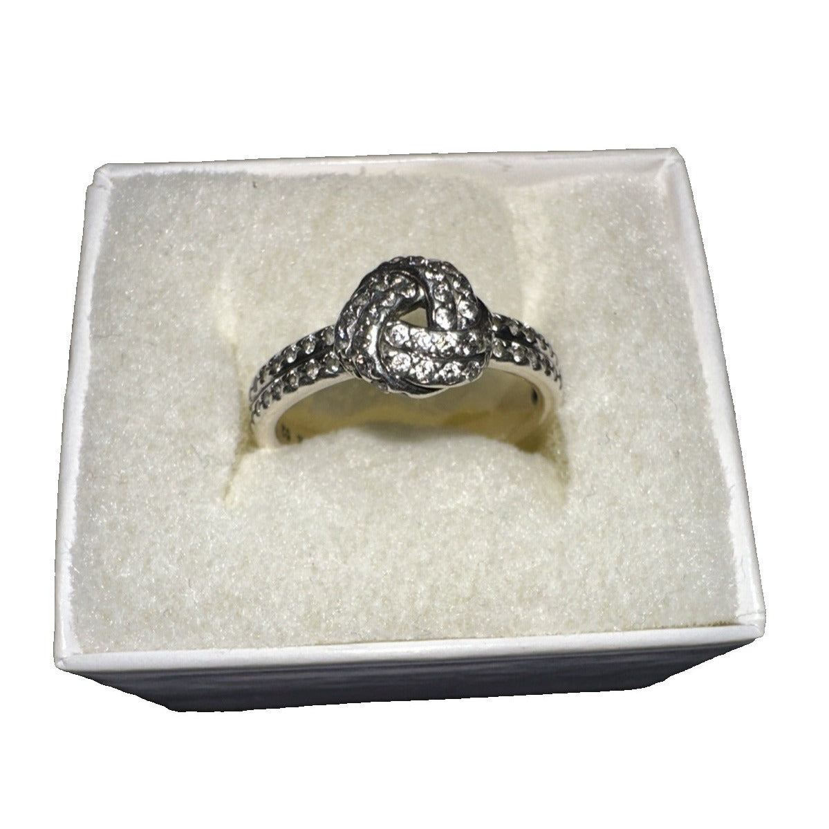 Pandora Sterling Silver Knot Ring Size 6