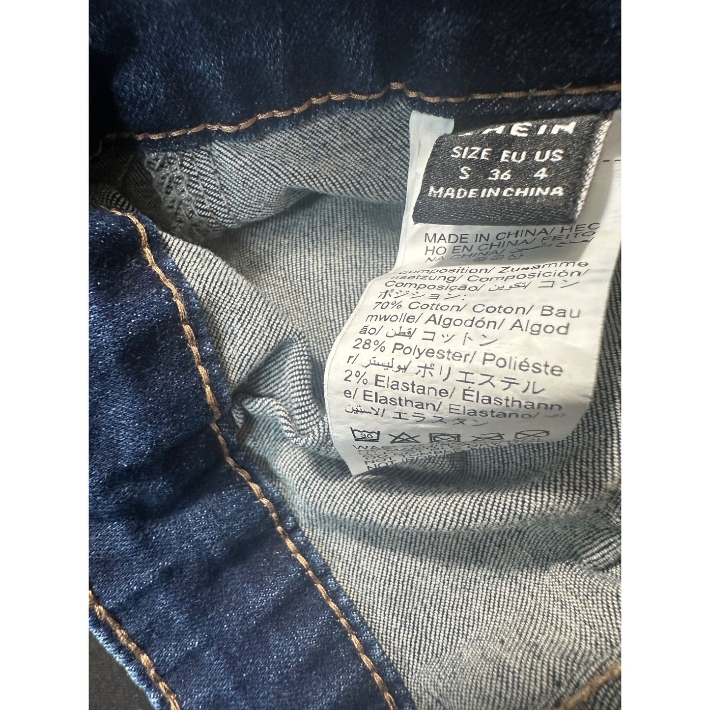 SHEIN Women’s Clothing Bundle-Shirt, Jean Capris & Skinny Jeans(Pre-Owned Size S, 27, 4)