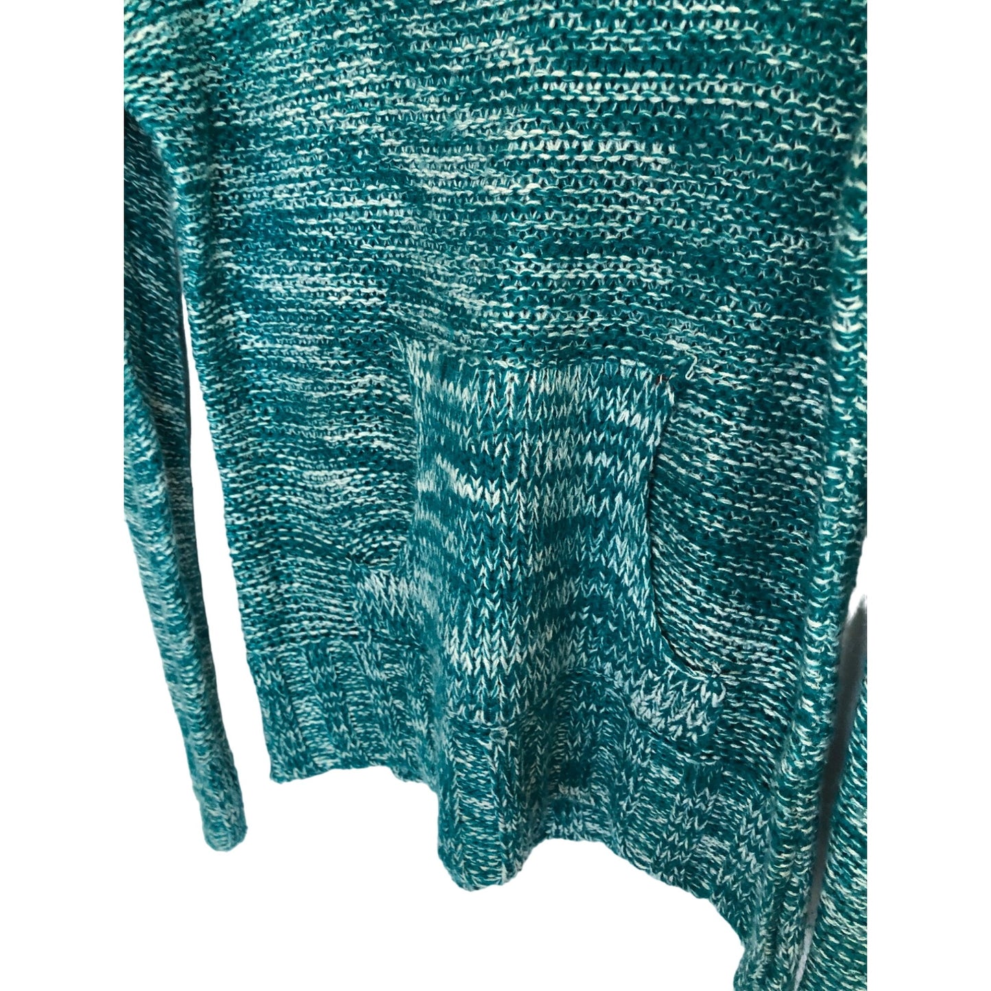 Rue 21 Women’s Draw String Cowl Neck And Front Pocket Sweater Size L-Pre-Owned